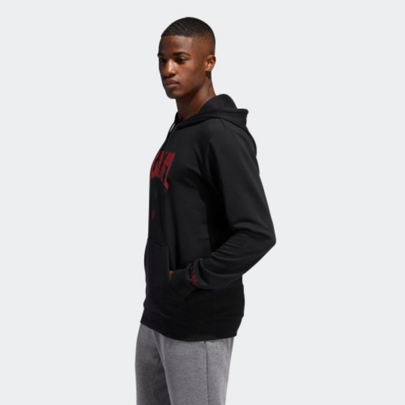 adidas DON Issue #2 Hoodie Sweatshirt Black Red - Picture 5 of 12